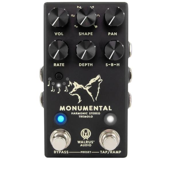 WALRUS AUDIO-光学式トレモロMonumental Harmonic Stereo Tremolo WAL-MONUME  #BK
