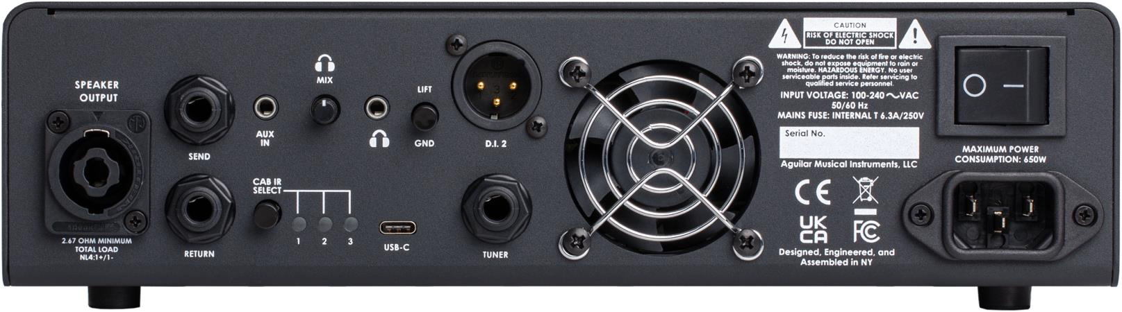 Tone Hammer 500 V2背面画像 Tone Hammer 500 V2背面画像