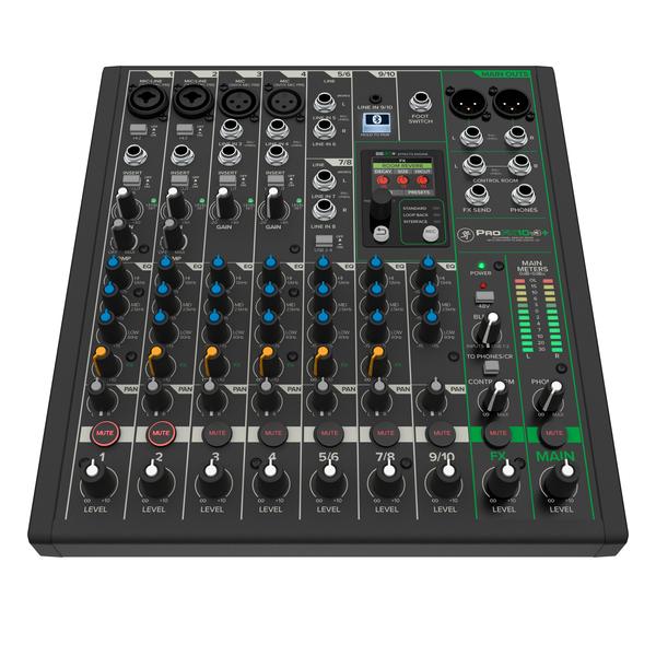 MACKIE-Bluetooth対応USB I/O FX内蔵プロフェッショナルミキサーProFX10v3+