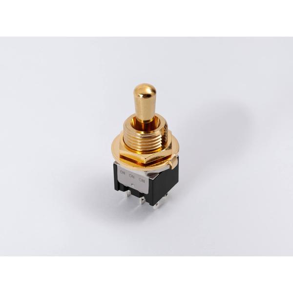 ESP-ミニスイッチラージラウンドSW ON-ON-ON 6PIN Gold