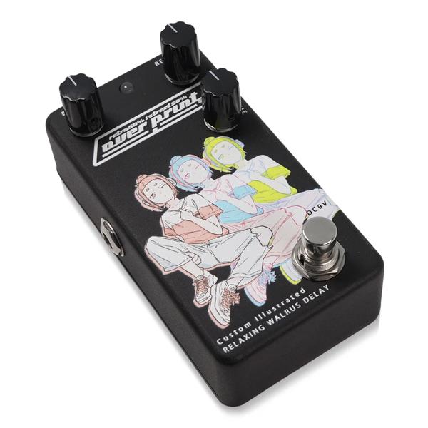 Animals Pedal-ディレイCustom Illustrated /over print/まもる / RW DELAY #01