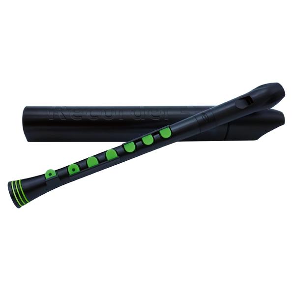 NUVO-ジャーマン式プラスチックリコーダーRecorder+ Black/Green N320RDBGR-B