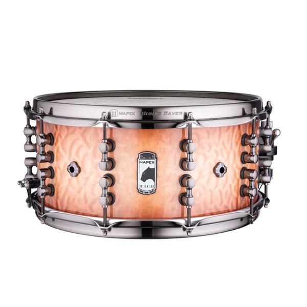 MAPEX-スネアドラムBPDLMH4650LPW Russ Miller The Versatus Peach 14" x 6.5"