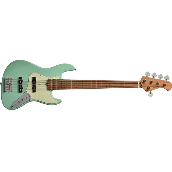 Bacchus-5弦エレキベースWJB5-630-RSM/M-Act Surf Green