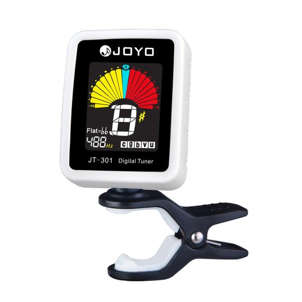 JOYO-クリップチューナーJT-301 WHT Chromatic Clip Tuner