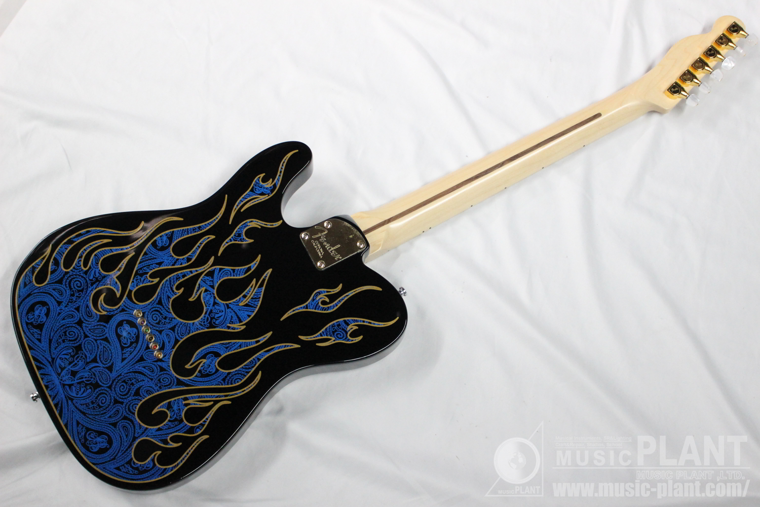 2011 James Burton Telecaster Blue Paisley Flames背面画像 2011 James Burton Telecaster Blue Paisley Flames背面画像