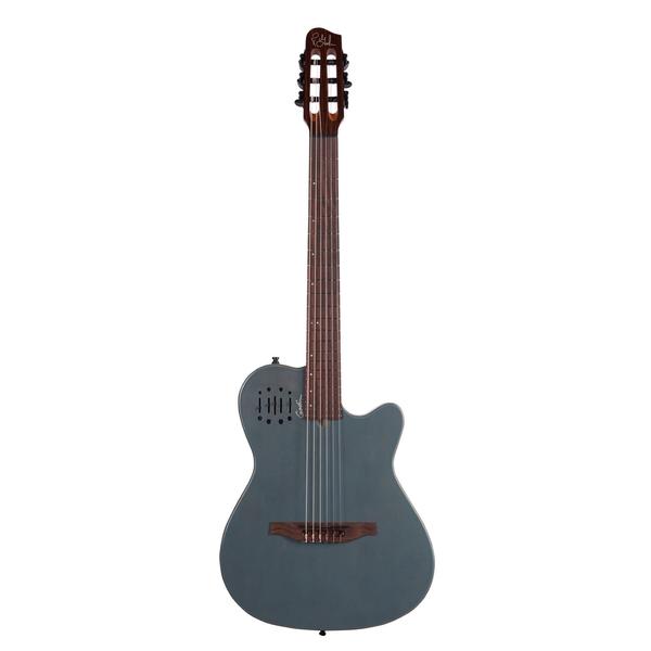 Godin-エレクトリックガットギターMultiac Mundial Arctik Blue