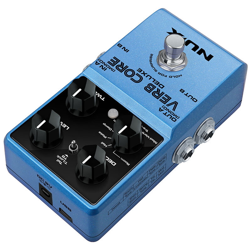 Verb Core Deluxe -Reverb Pedal-背面画像 Verb Core Deluxe -Reverb Pedal-背面画像