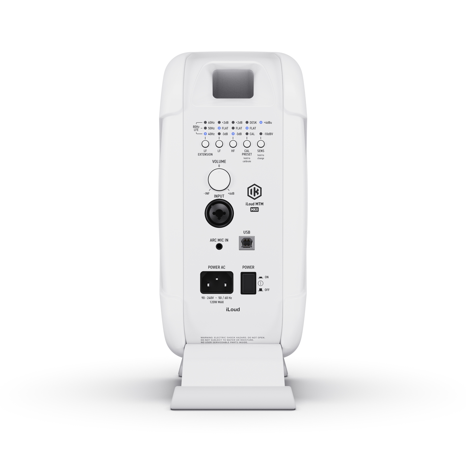 iLoud MTM MKII White Single背面画像 iLoud MTM MKII White Single背面画像