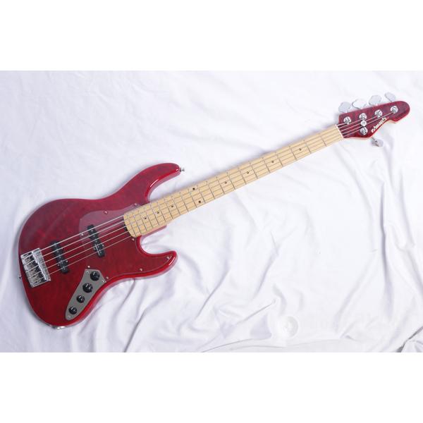 EDWARDS-エレキベースE-AM-160QM Black Cherry