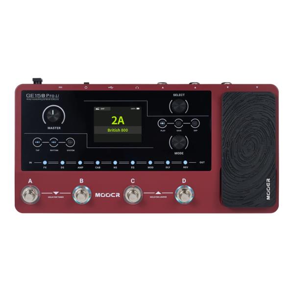 MOOER-ギター用マルチエフェクターGE150 Pro Li