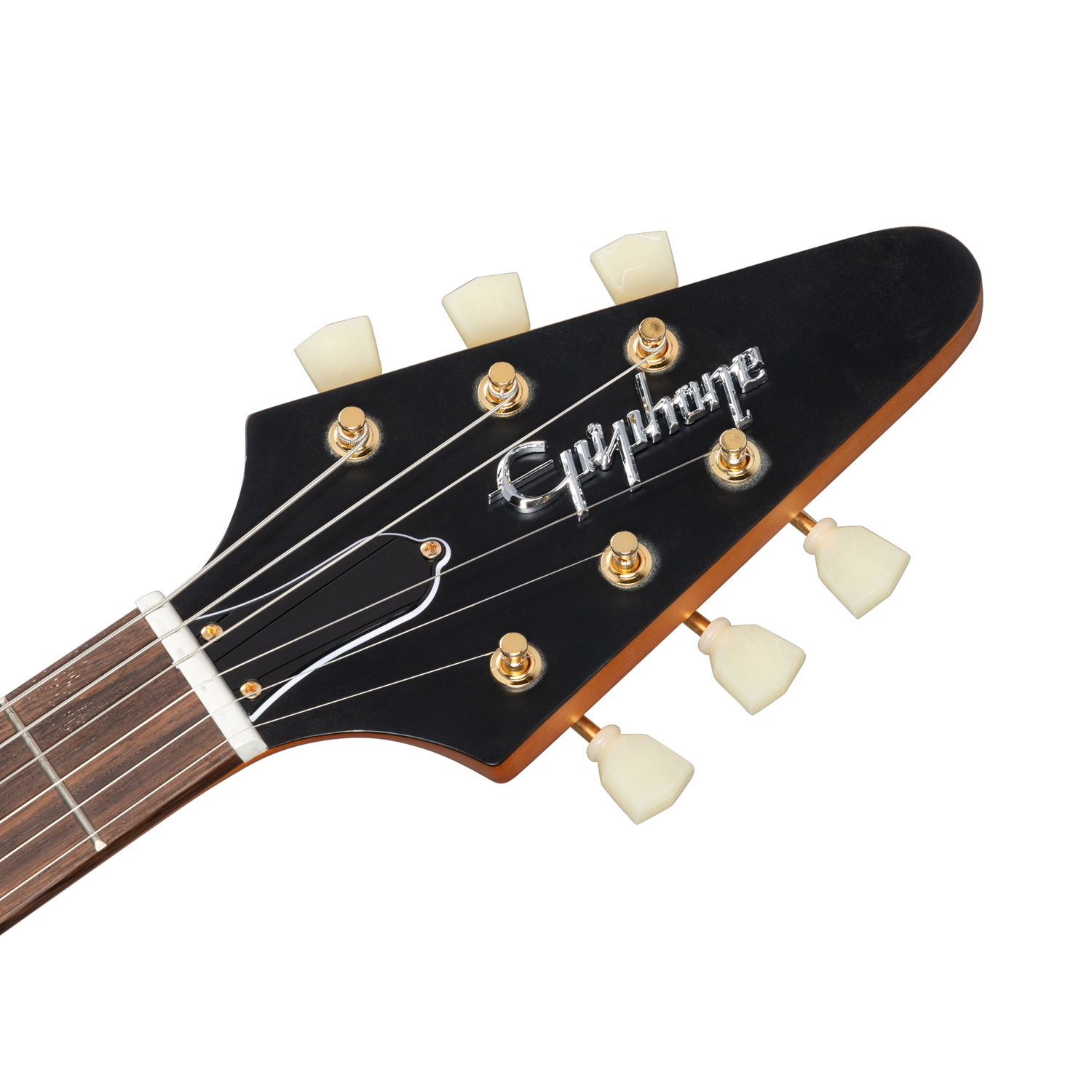 1958 Korina Flying V (White Pickguard) Aged Naturalヘッド画像 1958 Korina Flying V (White Pickguard) Aged Naturalヘッド画像
