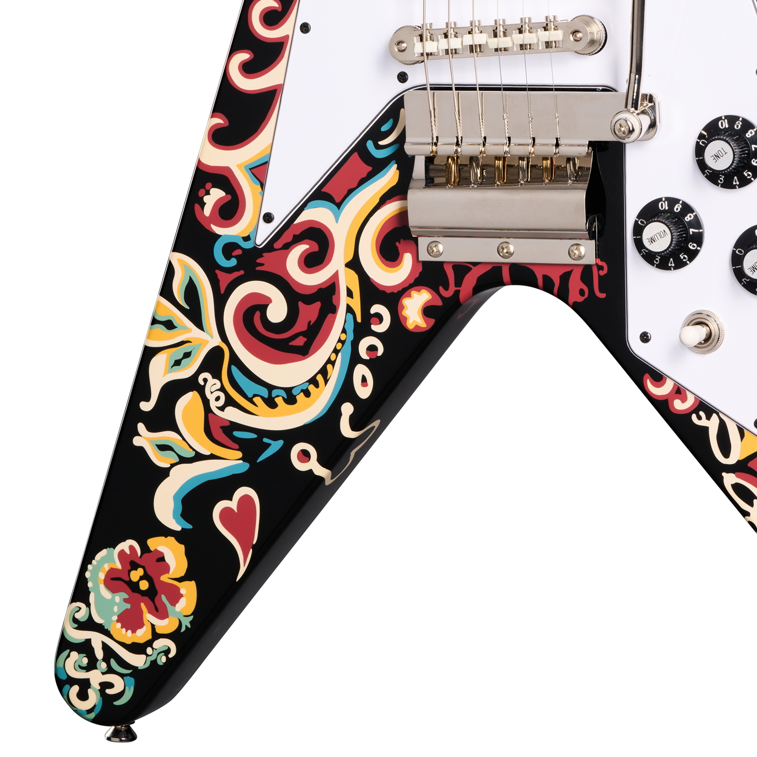 Jimi Hendrix "Love Drops" Flying V Ebony追加画像 Jimi Hendrix "Love Drops" Flying V Ebony追加画像