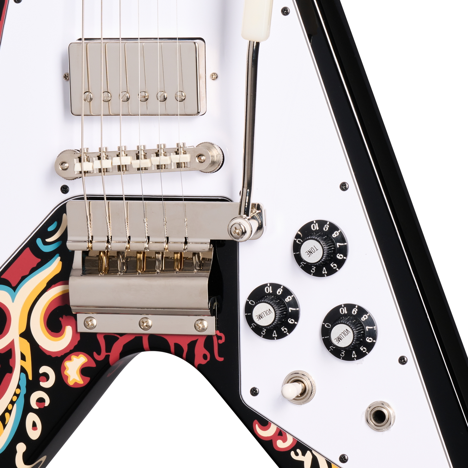 Jimi Hendrix "Love Drops" Flying V Ebonyパネル画像 Jimi Hendrix "Love Drops" Flying V Ebonyパネル画像