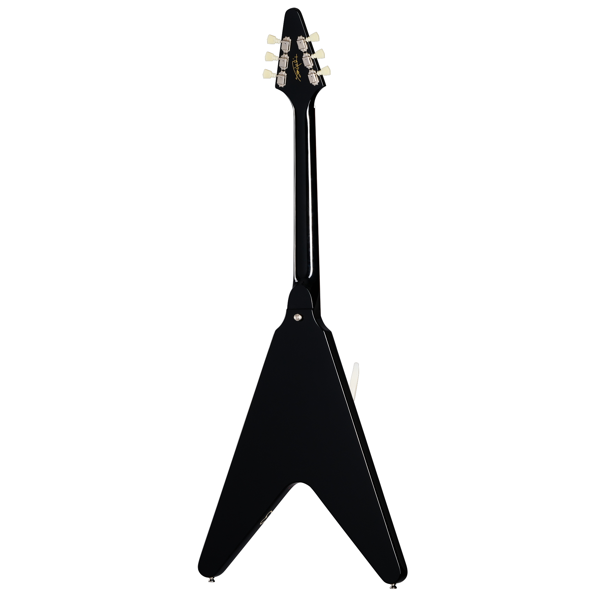 Jimi Hendrix "Love Drops" Flying V Ebony Lefty背面画像 Jimi Hendrix "Love Drops" Flying V Ebony Lefty背面画像