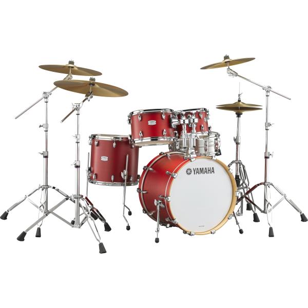 YAMAHA-ドラムシェル4点セットTMP0F4CAS Candy Apple Satin 20"Shell Set