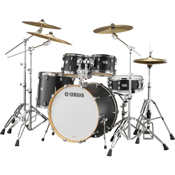 YAMAHA-ドラムシェル4点セットTMP0F4LCS Licorice Satin 20"Shell Set