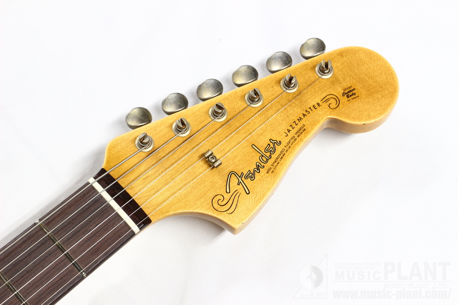 Limited Edition '59 Jazzmaster Journeyman Relic, 3A Rosewood Fingerboard, Aged Blackヘッド画像 Limited Edition '59 Jazzmaster Journeyman Relic, 3A Rosewood Fingerboard, Aged Blackヘッド画像
