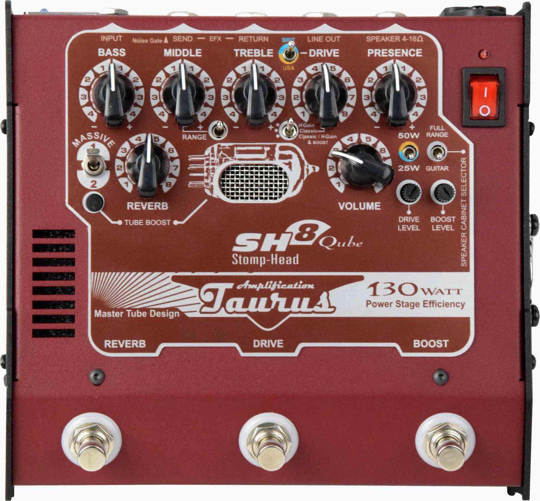 Stomp-Head SH8.Qube Redパネル画像 Stomp-Head SH8.Qube Redパネル画像