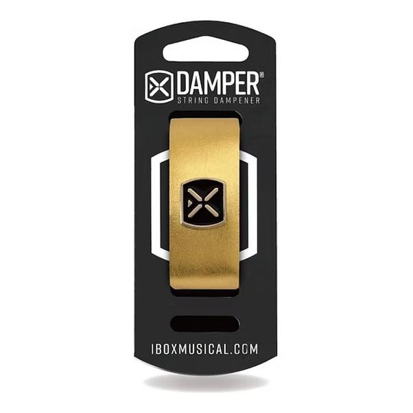 IBOX MUSICAL-弦楽器用ダンパーDMXL02 Metallic Golden Leather EXTRA LARGE
