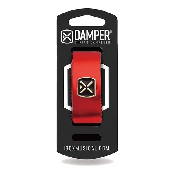 IBOX MUSICAL-弦楽器用ダンパーDMXL04 Metallic Red Leather EXTRA LARGE
