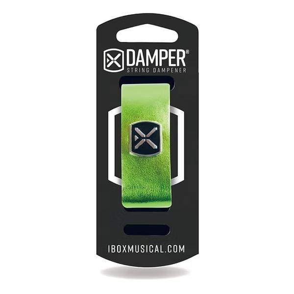 IBOX MUSICAL-弦楽器用ダンパーDMXL08 Metallic Lime Leather EXTRA LARGE
