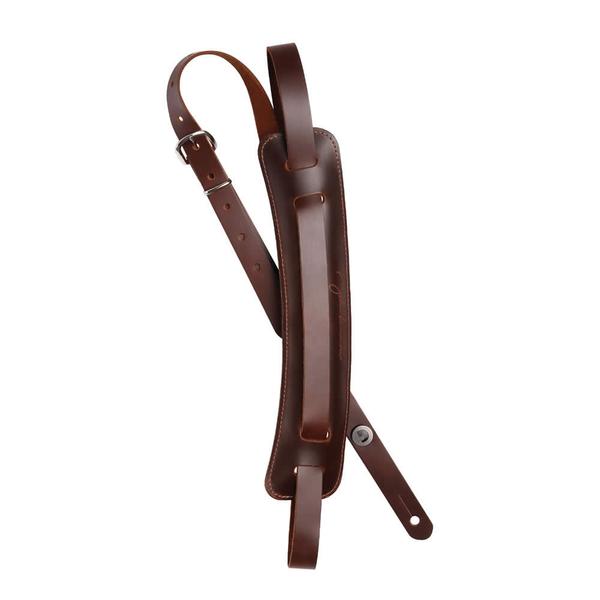 D'Addario | PLANET WAVES-ストラップ19JL01 Brown Leather Strap with Shoulder Pad