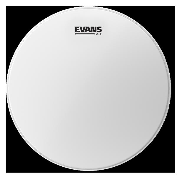EVANS-ドラムヘッドB12G12	12" G12 Tom Batter Coated