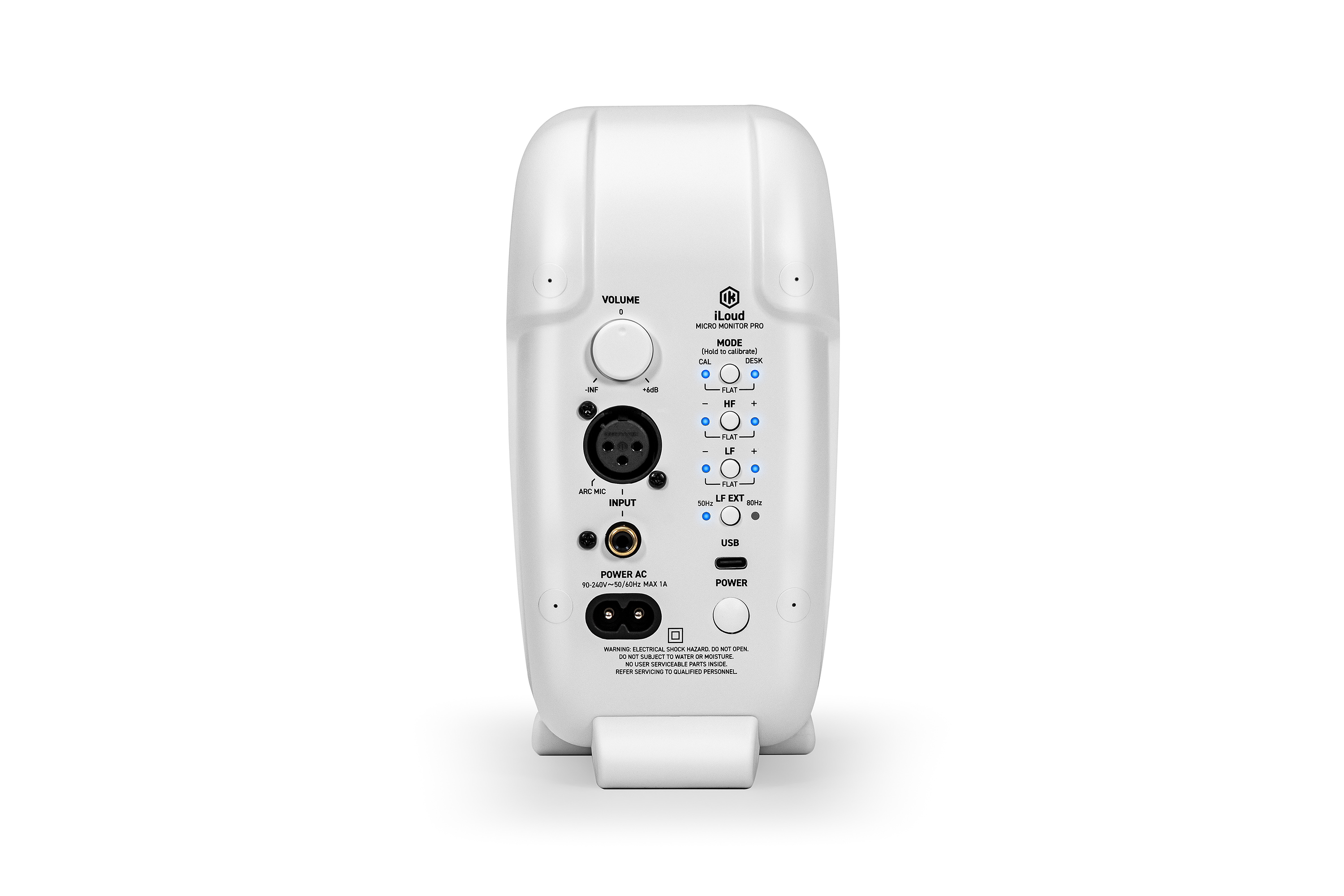 iLoud Micro Monitor Pro White Single背面画像 iLoud Micro Monitor Pro White Single背面画像