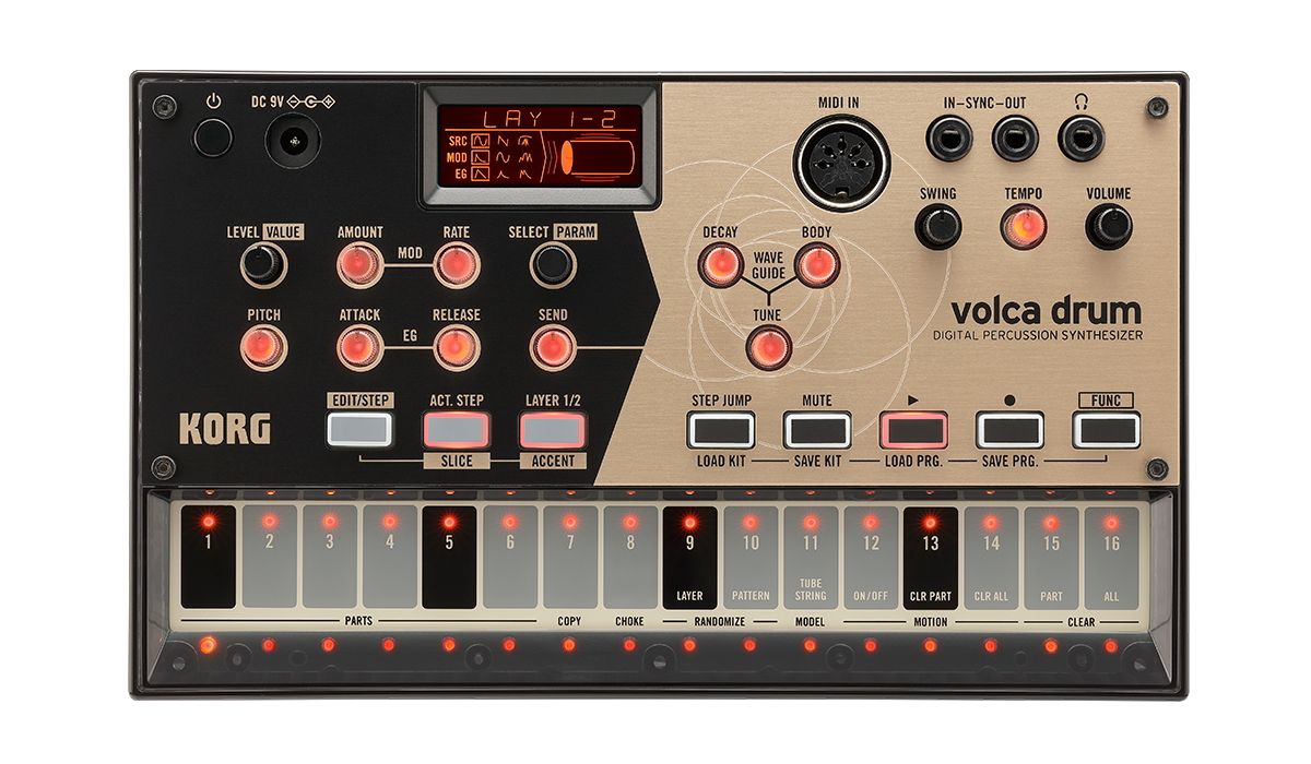 VOLCA-DRUMパネル画像 VOLCA-DRUMパネル画像