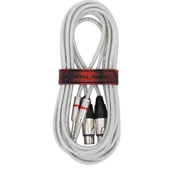 Vital Audio-XLR/TRSラインケーブルペアVBN P-3F3P 3FX/3P 3.0m Pair