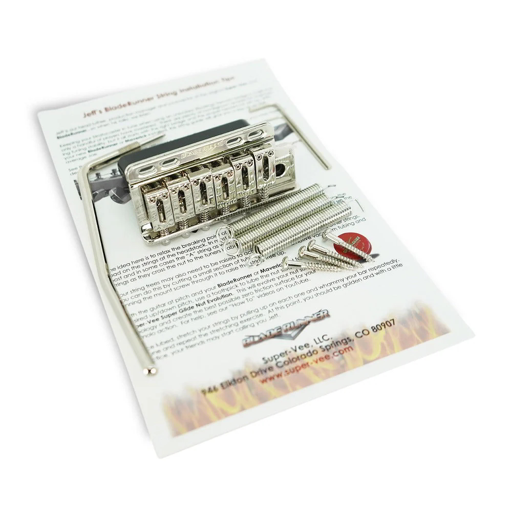 BladeRunner Bridge Kit 6-Screw Nickel追加画像 BladeRunner Bridge Kit 6-Screw Nickel追加画像