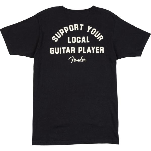 Fender-TシャツSupport Your Local Guitar Player Tee M Black