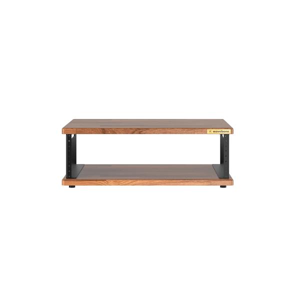 Wavebone-スタジオラックStella Portable Rack Case-3U/Walnut