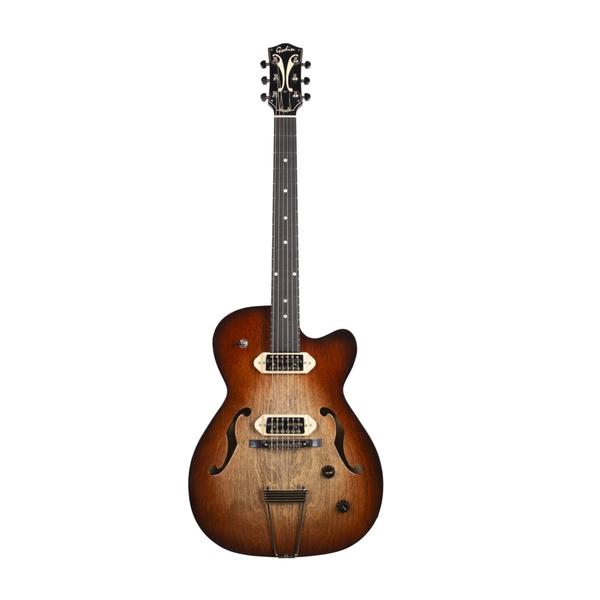 Godin-フルアコースティックギター5th Ave TL Vintage Burst HG Gold Foil