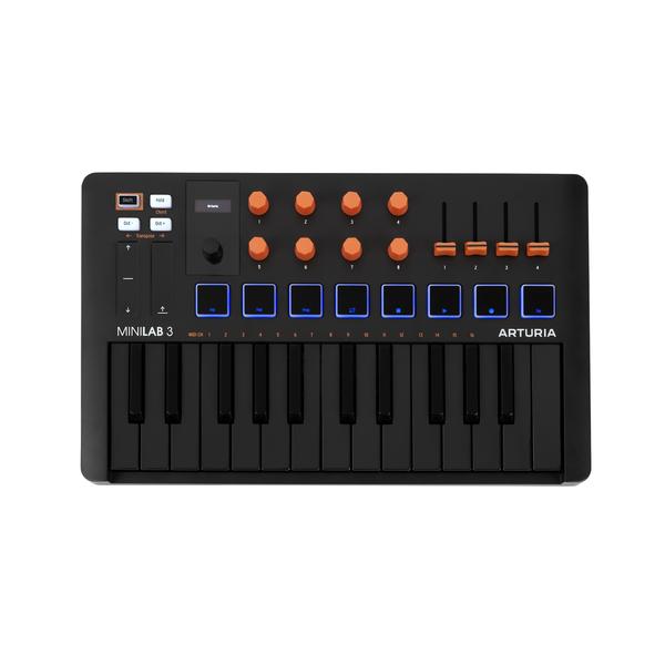 Arturia-MIDIキーボードコントローラーMINILAB 3 ORANGE
