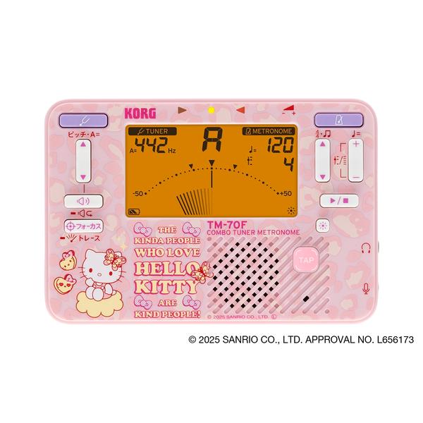 KORG-チューナー/メトロノームTM-70C SKT HELLO KITTY