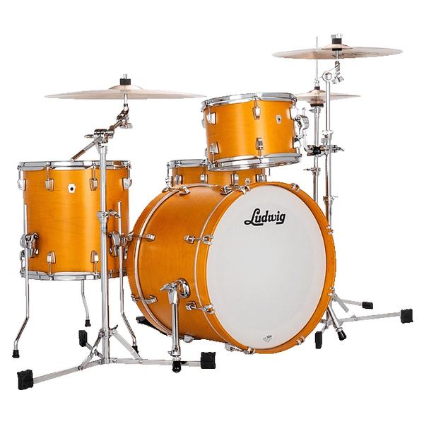 Ludwig-ドラムシェル3点セットLN34023TXS1 Downbeat 3pc Shell Set Titanium Super Sparkle