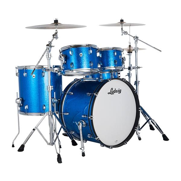 Ludwig-ドラムシェル4点セットLN34204TXS1 MOD2 4pc Shell Set Titanium Super Sparkle