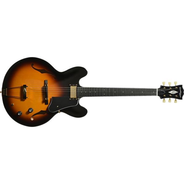 Seventy Seven Guitars-フルアコースティックエレキギターEXRUBATO-ONE SB