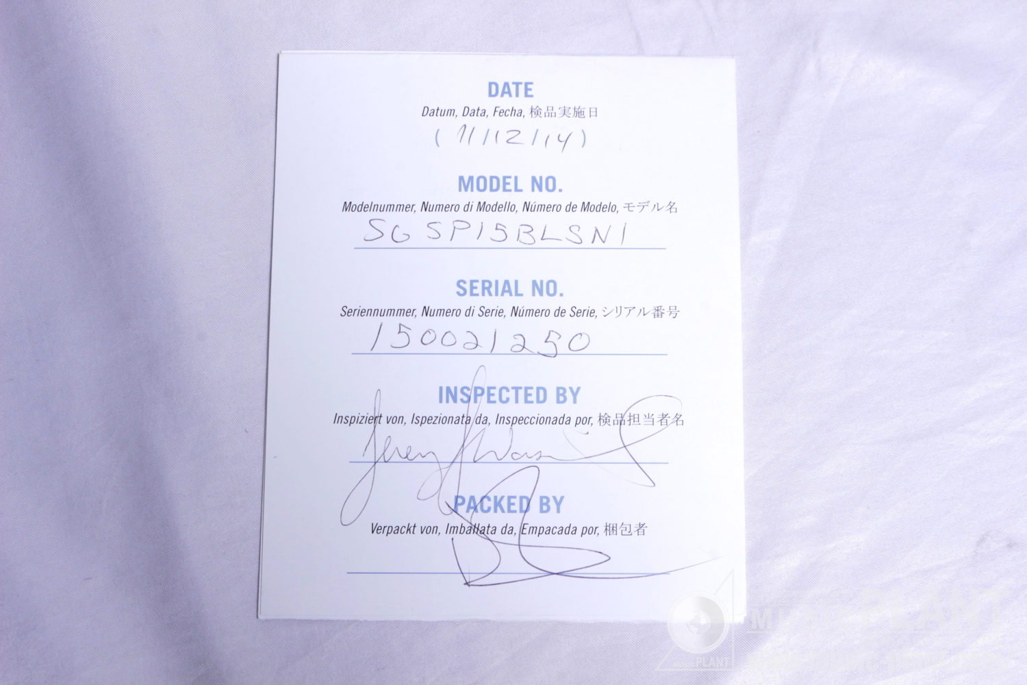 2015 SG Special Translucent Black追加画像 2015 SG Special Translucent Black追加画像