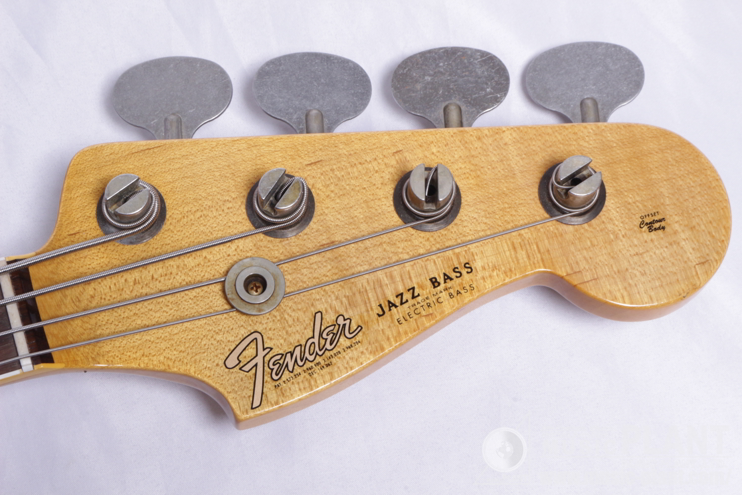 Limited Edition Custom Jazz Bass Journeyman Relic, 3A Rosewood Fingerboard, Aged Blackヘッド画像 Limited Edition Custom Jazz Bass Journeyman Relic, 3A Rosewood Fingerboard, Aged Blackヘッド画像