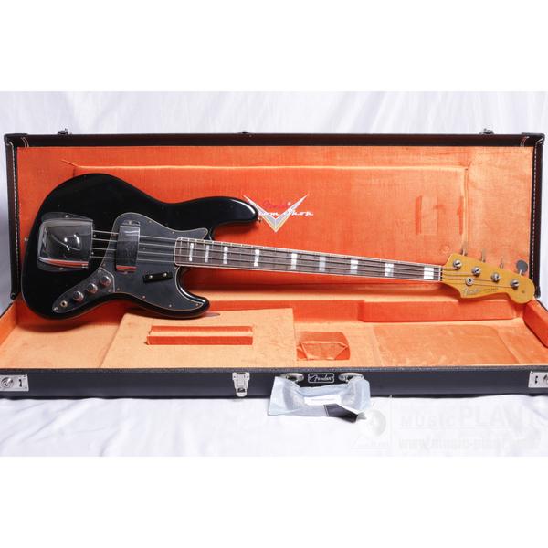 Fender Custom Shop-エレキベースLimited Edition Custom Jazz Bass Journeyman Relic, 3A Rosewood Fingerboard, Aged Black
