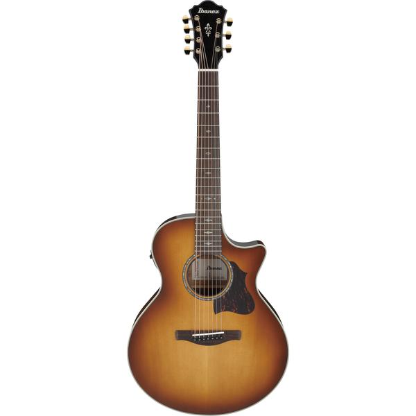 Ibanez-7弦エレクトリックアコースティックギターAE3007FMH-TBH 7-Strings
