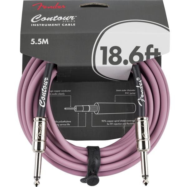Fender-シールドケーブルContour 18.6' Cable, Burgundy Mist