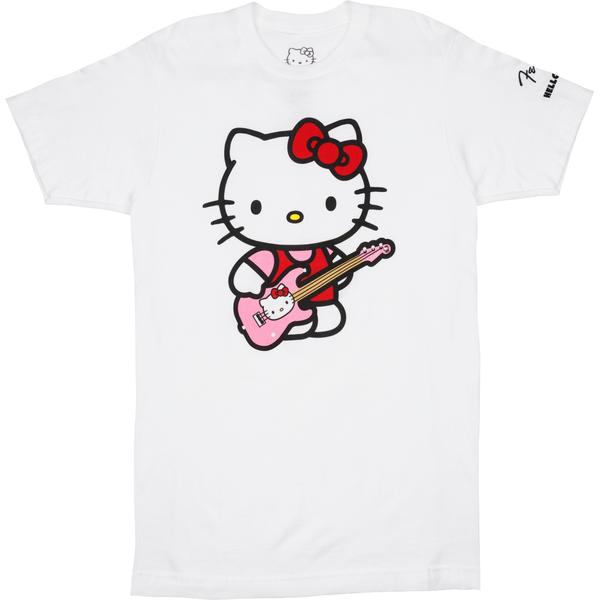 FenderFender x Hello Kitty White Sleeve Hit Logo Tee, S