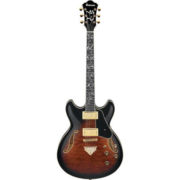 Ibanez-セミアコースティックエレキギターAS93QMSP-DBS