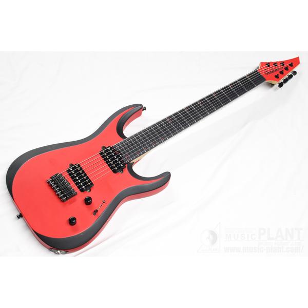 Jackson-エレキギターPro Plus Series DK Modern MDK7 HT Satin Red with Black bevels