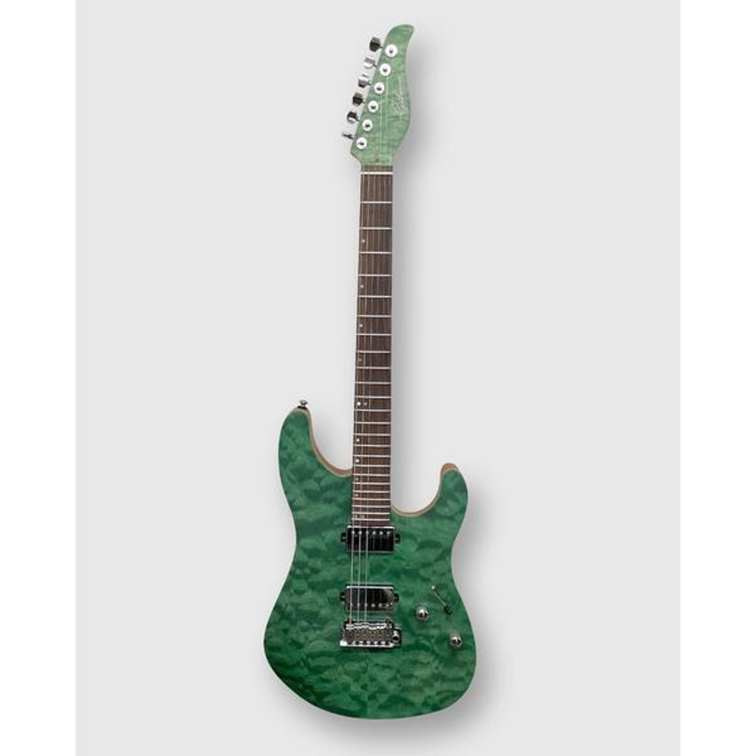 Gilmour Guitars-エレキギター#5 SARK Satin Transparent Green