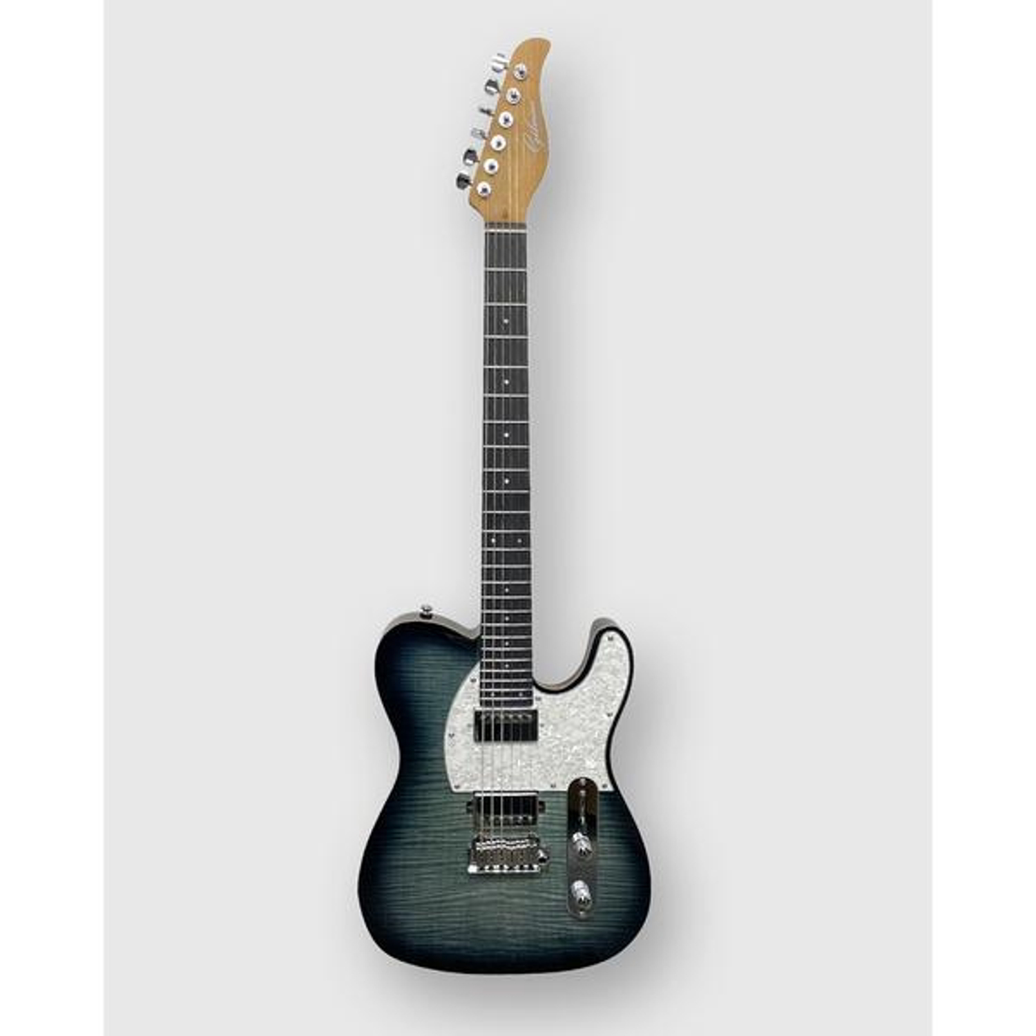 Gilmour Guitars-エレキギター#8 MODERN-T 24 Gloss Arctic Blue Burst